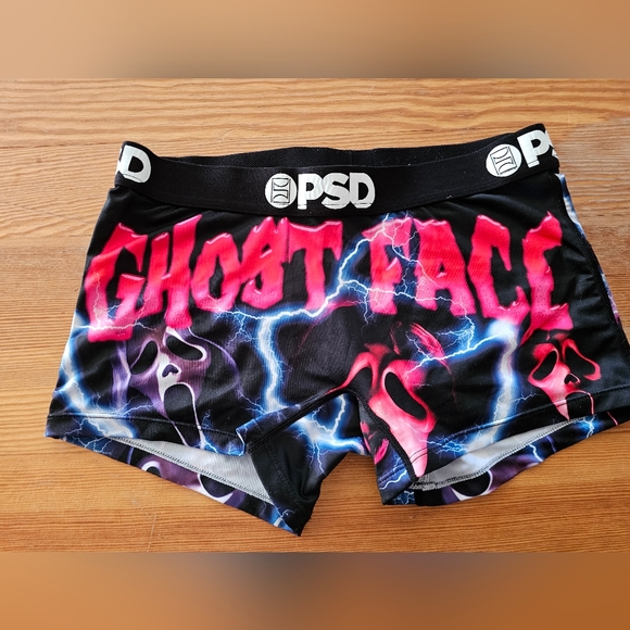 PSD Ghost Face Panties - Black, Red, and Purple - Picture 1 of 3